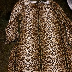 Leopard print dress